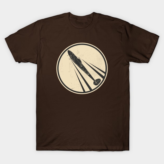 P-38 Lightning (distressed) T-Shirt by TCP